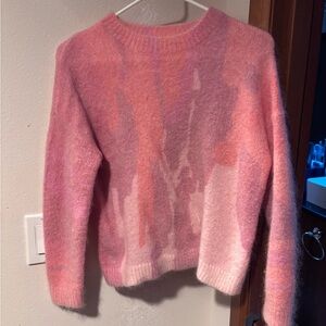 NOT Sezane Pink mohair Sweater